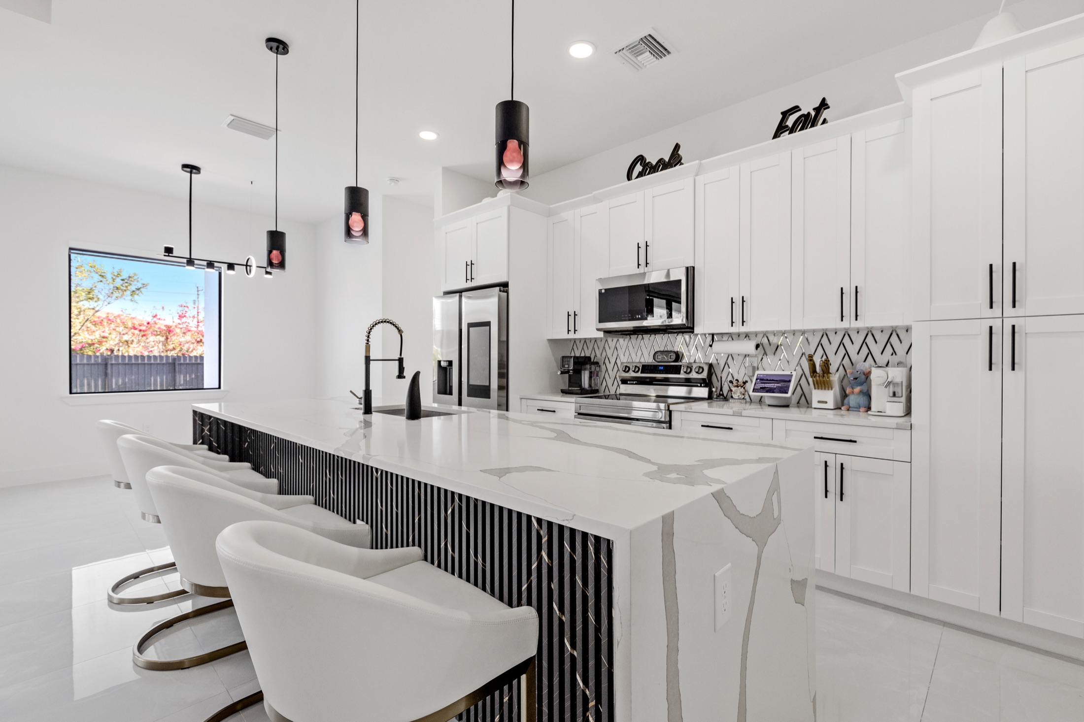 Bright modern kitchen in a Cape Coral home